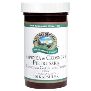 PIEPRZ CAYENNE & CZOSNEK & PIETRUSZKA (Capsicum&Garlic&Parsley) - zrównoważona mieszanka dla żołądka i układu krążenia 
